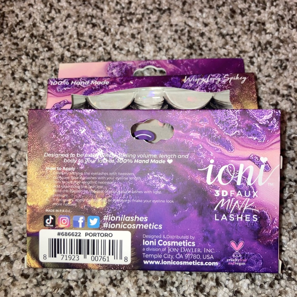 Ion lashes 2 for $8
